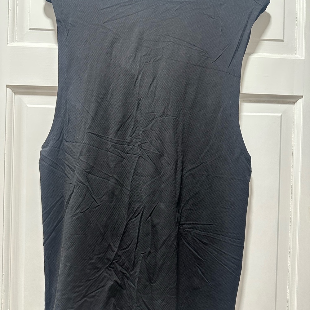 lululemon athletica Black hoodedTank Top